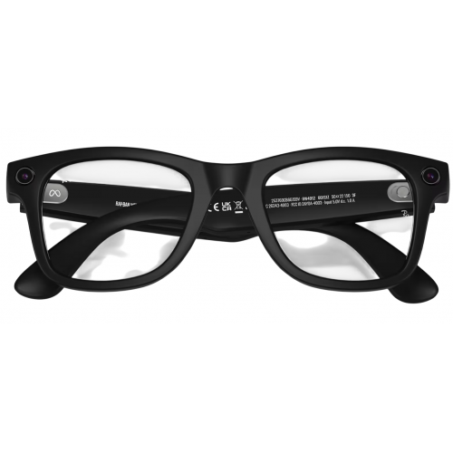 Умные очки Ray-Ban Meta* Wayfarer Gen 2 Matte Black, Фотохромные линзы Clear to Grey Transitions (RW4012), размер L